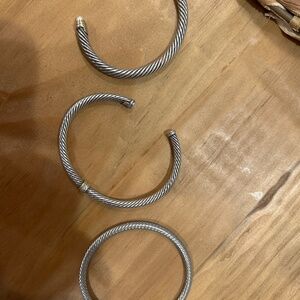 3 David Yurman Bracelets
